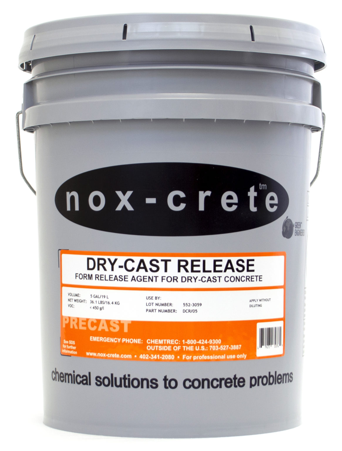 Dry Cast Concrete Release Agent DryCast Release is Inherently