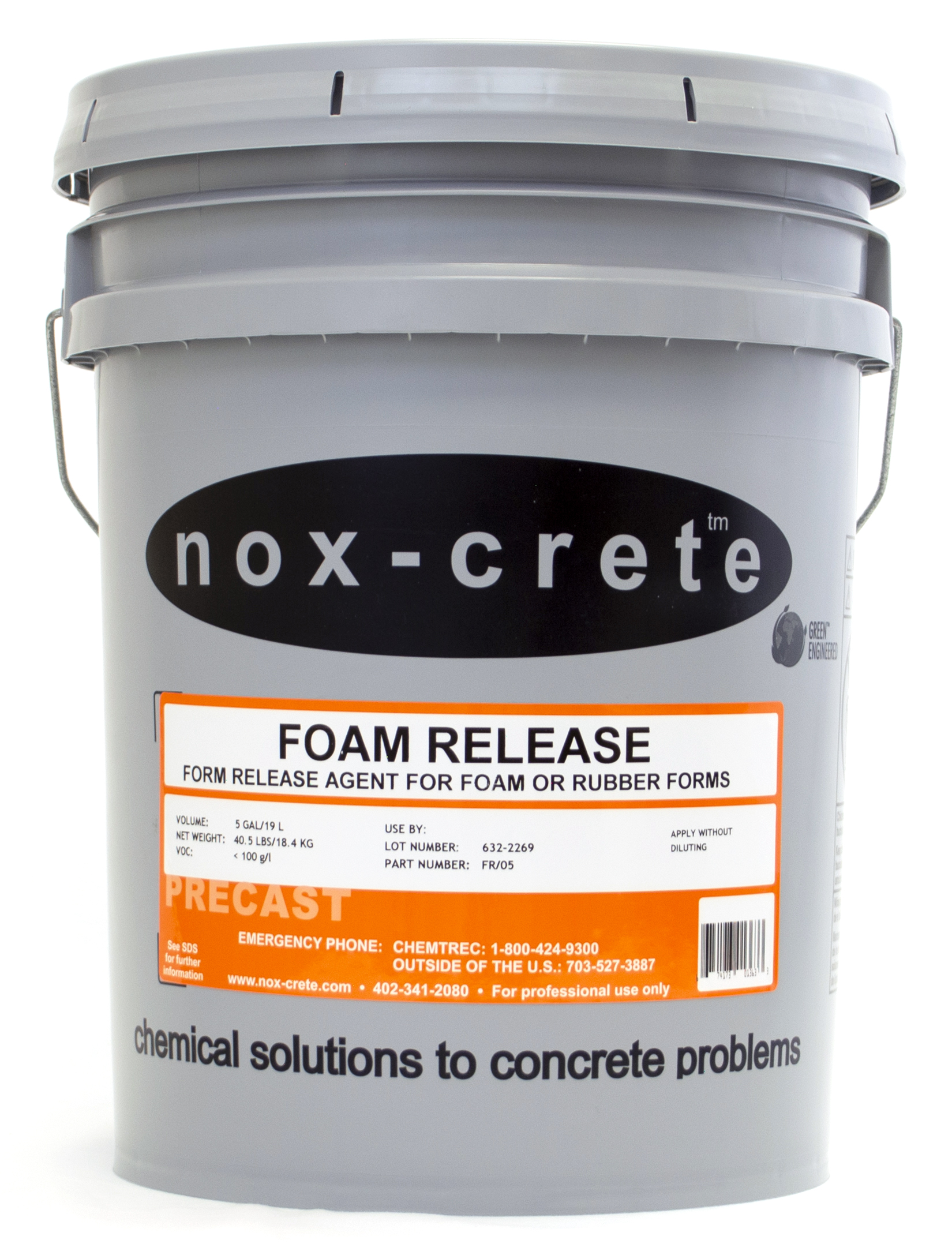 EPS foam form release agent Foam Release by Nox-Crete